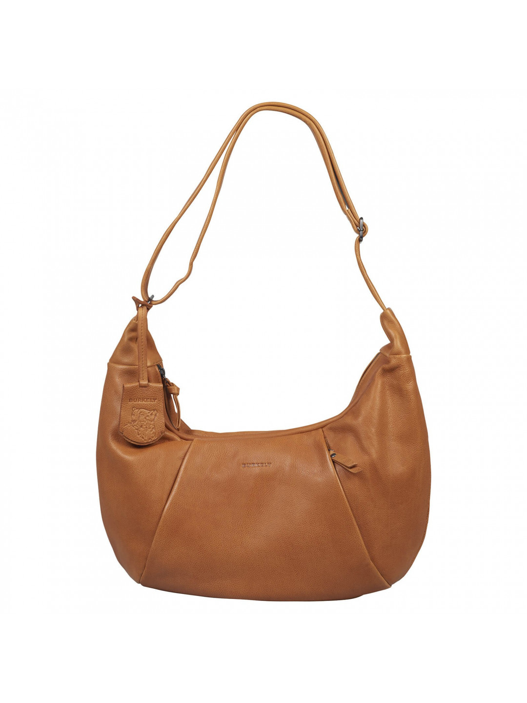 Dámská kožená kabelka přes rameno Burkely Amalea – koňak